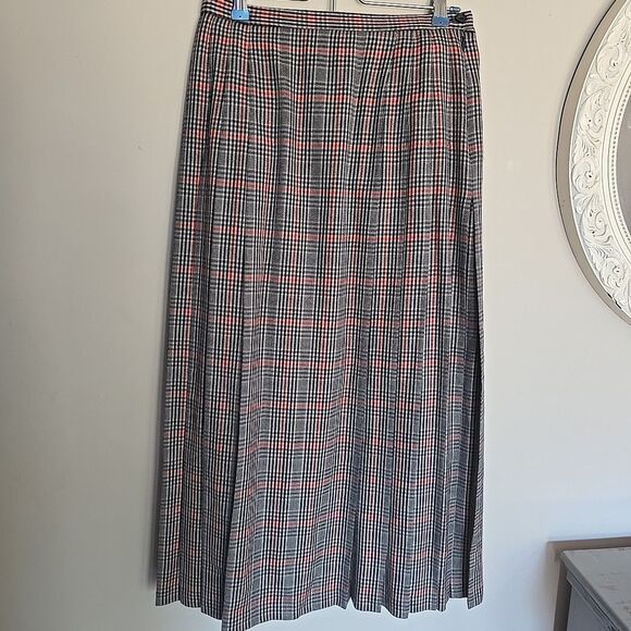 Vintage Pendelton Plaid Skirt Women´s 100 Wool Midi...